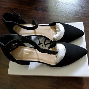 J. Adams Pointed Toe Ankle Strap Sandal